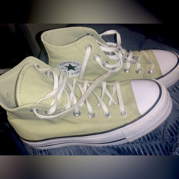 Converse Shoes Sage Green Converse Platforms Poshmark
